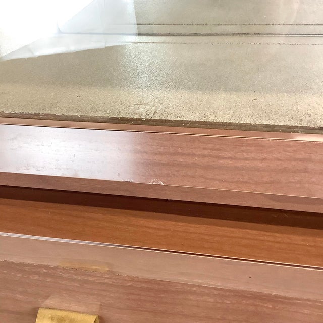 Brown Mid-Century Display Cabinet For Sale - Image 8 of 12