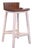 Granville Stationary Bar Stool - Rustic Brown/White - 30" High For Sale