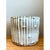 Vintage Faux Bamboo White Ceramic Pot For Sale - Image 10 of 12