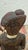 Hand-Carved Chinese Wooden Figural Sculpture of Seated Musician With String Instrument For Sale - Image 9 of 12