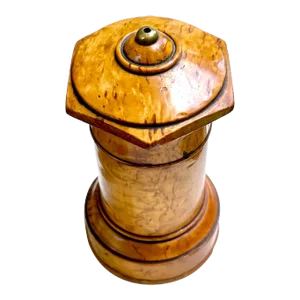 19th Century Karelian Birch Treen Spice Box