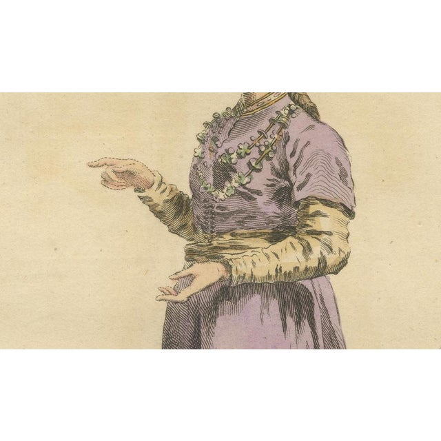 Mid 18th Century Jefferys, Lady of Macedonia Traditional Dress, 1749, Print For Sale - Image 5 of 9