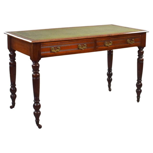 Edwardian Mahogany Writing Table, 1910 For Sale - Image 6 of 6