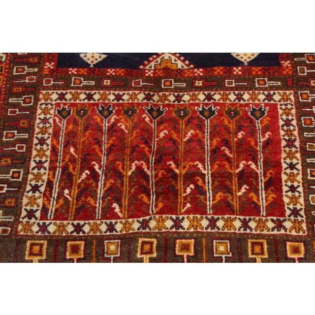 1960s Moroccan Vintage Tribal African Rug For Sale - Image 4 of 10
