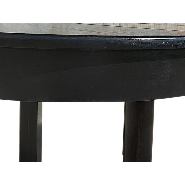 Wood Art Deco Extendable Table in Bog Oak from Ruscheweyh, Germany, 1920s For Sale - Image 7 of 8