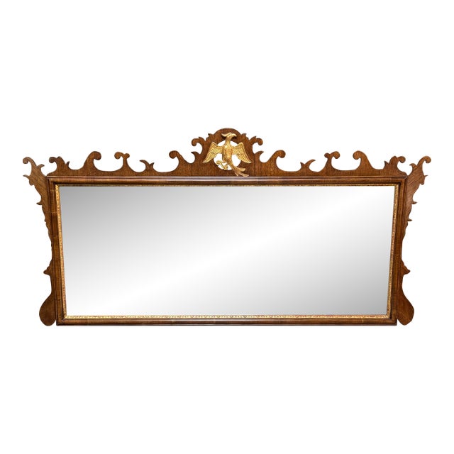 Burton Ching Federal Style Parcel Gilt Mirror For Sale