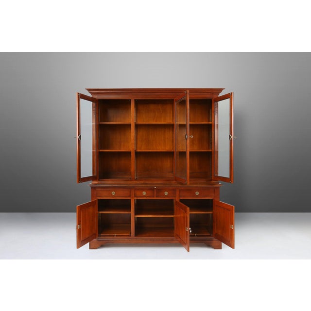 1950s English Wooden Bookcase, 1950s For Sale - Image 5 of 18