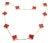 Van Cleef & Arpels 18k Gold 10 Motif Alhambra Carnelian Necklace *This necklace comes with a service paper from a VCA...