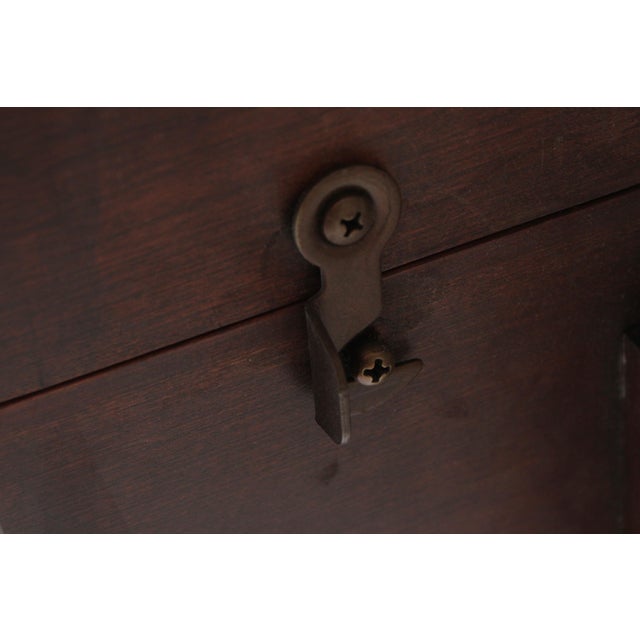 Henkel Harris Cherry Queen Anne Style Double Pedestal Dining Table For Sale - Image 9 of 18