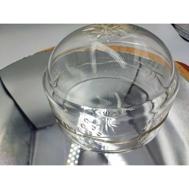 Art Deco Glass Plate, 1920s For Sale - Image 3 of 7