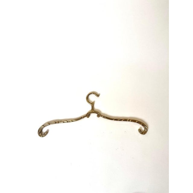 1970s Hollywood Regency Brass Hangers, 1970, Set of 8 For Sale - Image 5 of 12