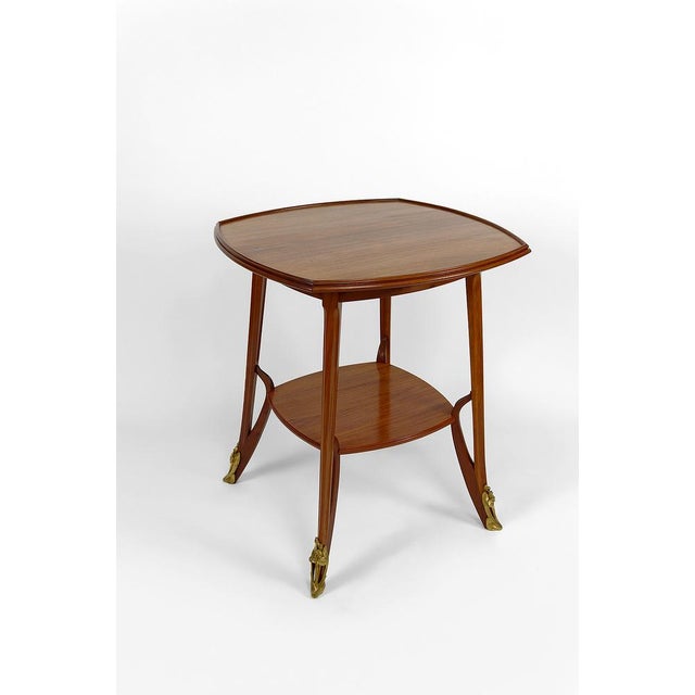 Pedestal Table attributed to Louis Majorelle, France, 1900s For Sale - Image 6 of 18