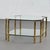 Coffee Table in Brass and Glass, 1970s For Sale - Image 3 of 9