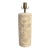 Vintage Curtis Faux Plaster Botanical Table Lamp For Sale