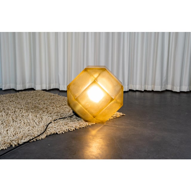 Industrial Industrial Pendant Light in Acrylic Glass, 1960s For Sale - Image 3 of 7