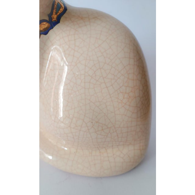 Ceramic Ceramic Cat from Longwy, 1970s For Sale - Image 7 of 10