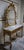 1960s French Louis XVI Entryway Console Table with Oval Mirror Marble Top For Sale - Image 4 of 6