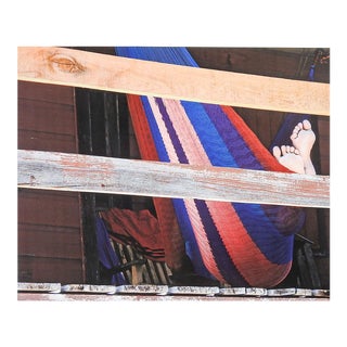 Colorful Hammock & Feet Photograph For Sale