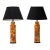 1970s Campus Ceramic Table Lamps - a Pair For Sale