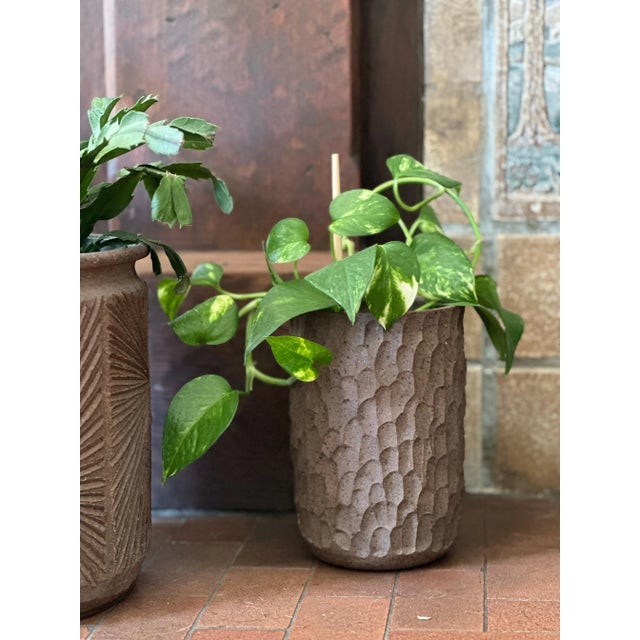 Rare Robert Maxwell & David Cressey Small Planter or Vase for Earthgender. Studio executed in hand thrown and designed...
