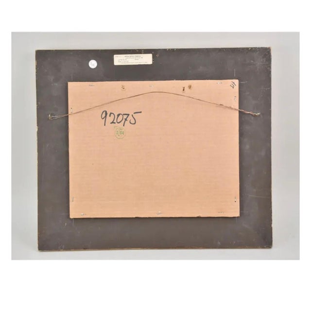 Ljubomir Milinkov, Folk Art Naive Oil Painting Ljubomir Milinkov Whimsical Pastoral Farm Landscape For Sale - Image 16 of 18