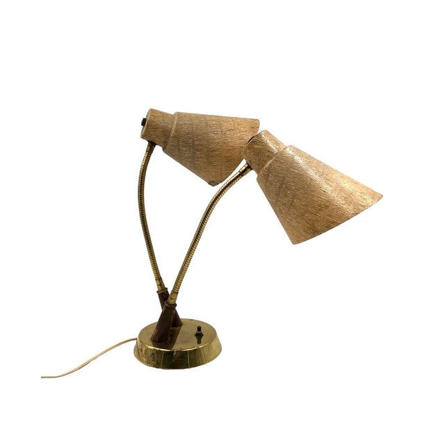 Mid-Century Modern Two Lights Lamp, France, 1960s For Sale - Image 16 of 18