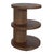 Modern Top Tier Oval Walnut Side Table For Sale - Image 3 of 6