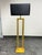 Design Plus Gallery presents the Clarke Open Brass Rectangle Floor Lamp from Restoration Hardware. A postmodern...
