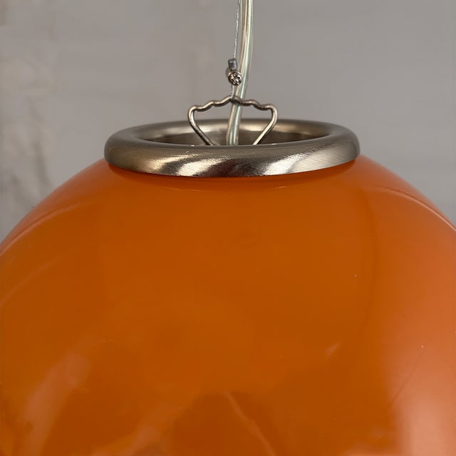 Glass Premium Pendant Light from Mariana Iskra, 1980s For Sale - Image 13 of 18