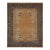 Rug & Kilim’s Chinese Art Deco Inspired Rug, Brown With Greek Key Border For Sale