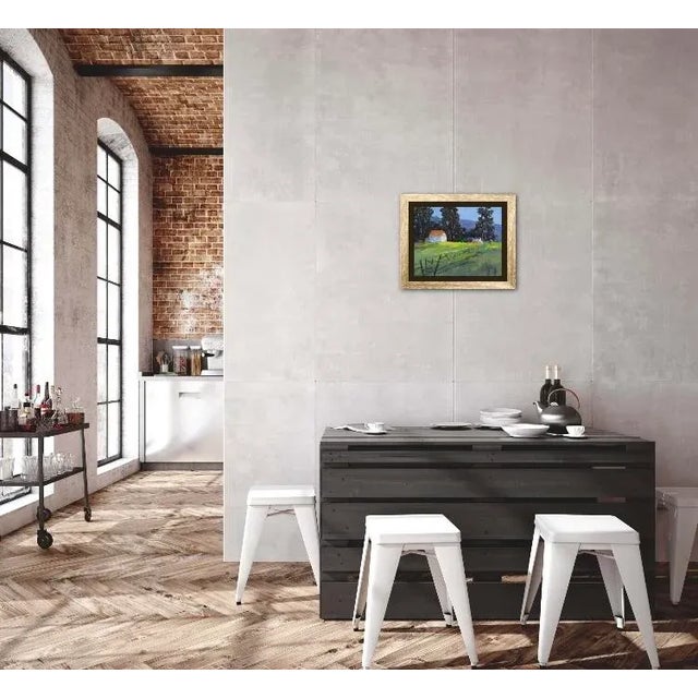 Quiet Places & Journeys — Mendocino Farmhouse (Original Oil Landscape) For Sale In Reno/Lake Tahoe - Image 6 of 12