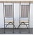 Hollywood Regency Wood Ball Abacus Wrought Iron Curule Dining Chairs - Set of 4 For Sale - Image 10 of 12