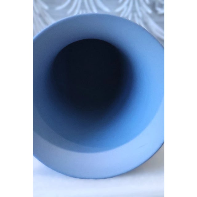 Vintage Wedgwood Blue Jasperware Vase For Sale In Houston - Image 6 of 7