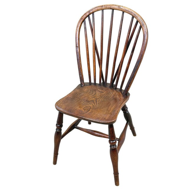Antique Kitchen Farmhouse Dining Chairs, 1840, Set of 6 For Sale - Image 6 of 17