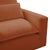 Cali Rust Performance Fabric Arm Chair For Sale - Image 4 of 7