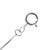Metal Ladies 14k White Gold 0.56ct Marquise Diamond Halo Pendant Necklace For Sale - Image 7 of 9