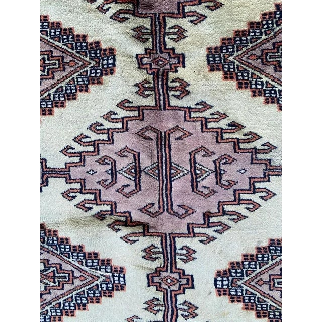 1980s Vintage Rustic Wool Pakistani Rug, 1980s For Sale - Image 5 of 12