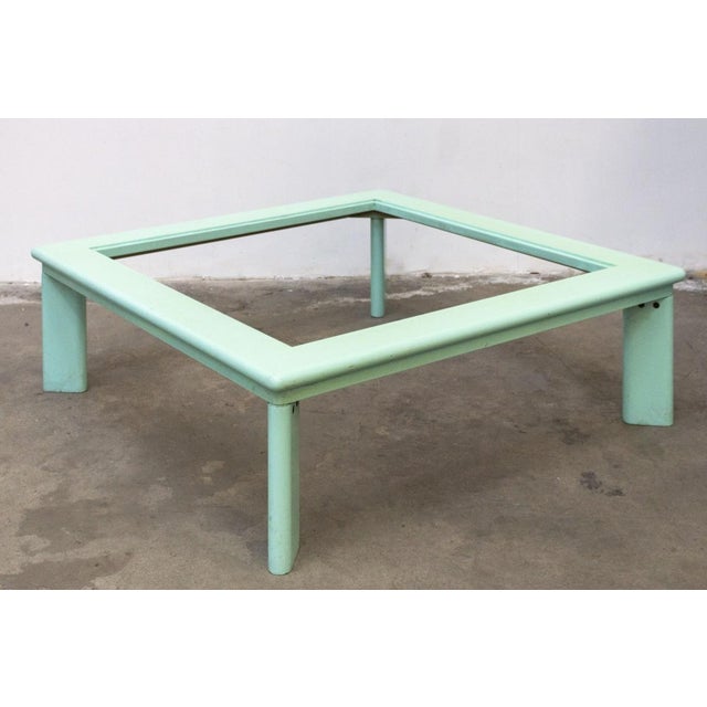Vintage Square Coffee Table, 1980s For Sale - Image 6 of 10