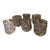2000s Murrisa Murano Glass" Glasses- Set of 6 For Sale