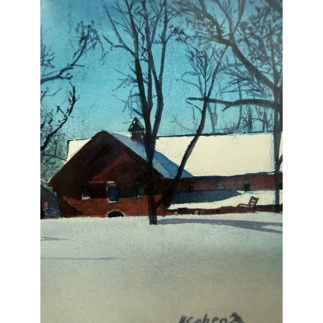 2000 - 2009 Robert Cohen Kentlands Mansion Lmt. Ed. Painting, Signed For Sale - Image 5 of 12