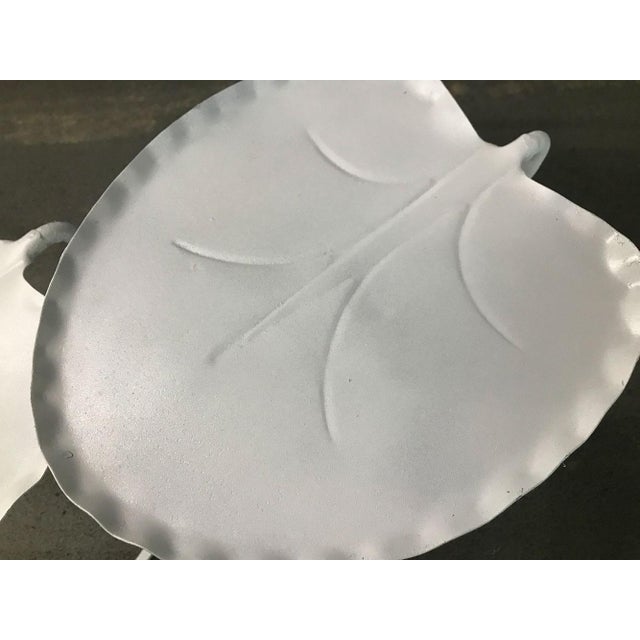 Salterini Salterini White "Lily Pad" Nesting Tables, Circa 1960s — a Pair For Sale - Image 4 of 8