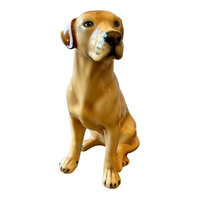 Italian Handcrafted Ceramic Dog For Sale