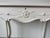 French Provincial Vintage French Provincial White Painted Foyer Console / Secretary Desk by Auffray & Co. For Sale - Image 3 of 12