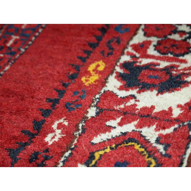 1940s Handmade Turkish Anatolian Prayer Rug For Sale - Image 4 of 10