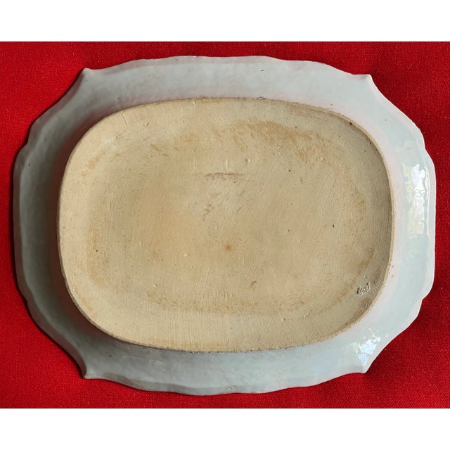Antique 18th Century Chinese Export Porcelain Platter in Famille Rose Palette For Sale In New York - Image 6 of 8