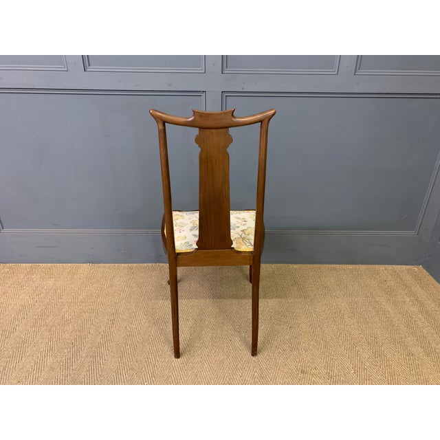 Art Nouveau Inlaid Mahogany Chair, 1905 For Sale - Image 10 of 12