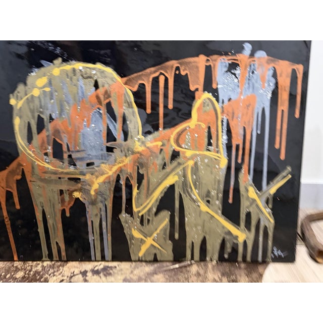 Arturo Rovirosa · Firma II. Acrylic on canvas sealed in epoxy · About 24 x 36 in · Signed. The signature again,...