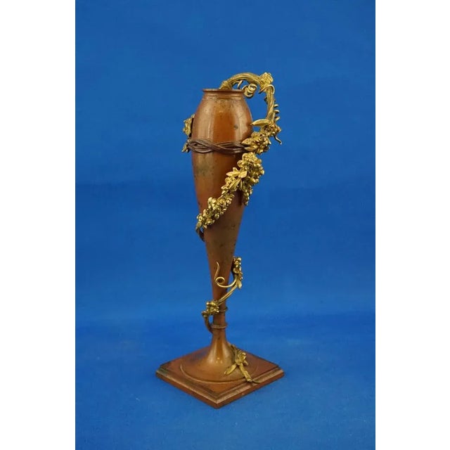 1920s Vintage Vase in Bronze by Julius Theodor Kalmar, 1920s For Sale - Image 5 of 18