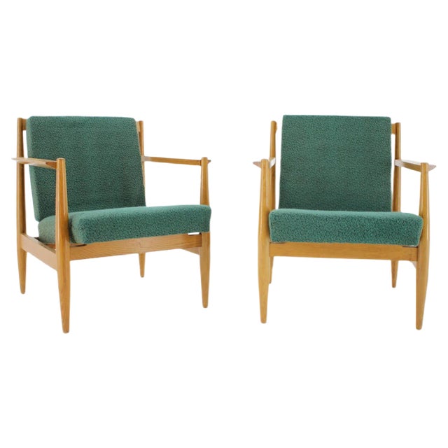 Armchairs from TON, Former Czechoslovakia, 1960s, Set of 2 For Sale