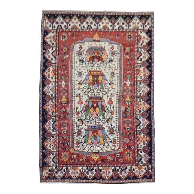 1940s Persian Bakhtiari Rug For Sale